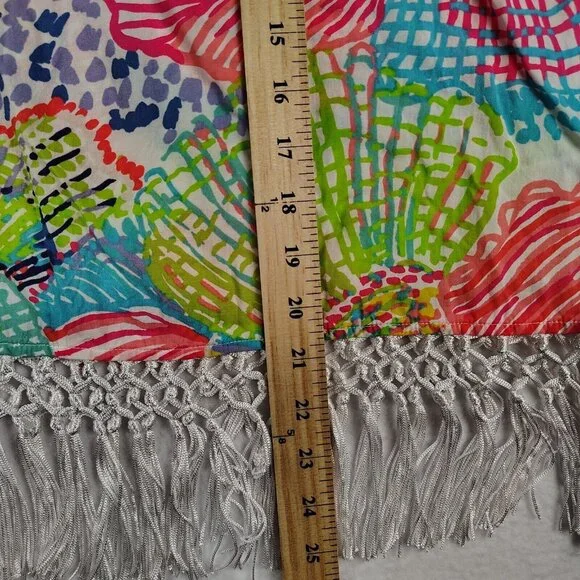 Lilly Pulitzer Jasmine Caftan Womens Xs/Small Roar of the Sea Cover Up - Picture 9 of 9